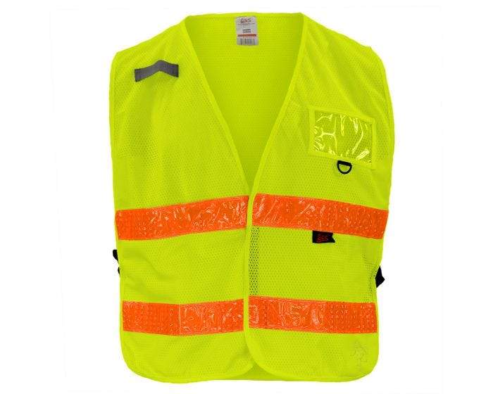 gss non ansi multi usage utility vest 3111 lime