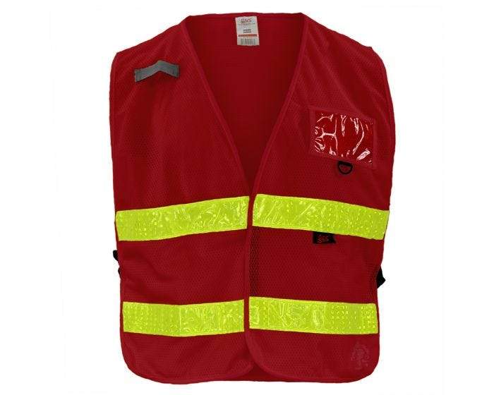 gss non ansi multi usage utility vest 3114 red