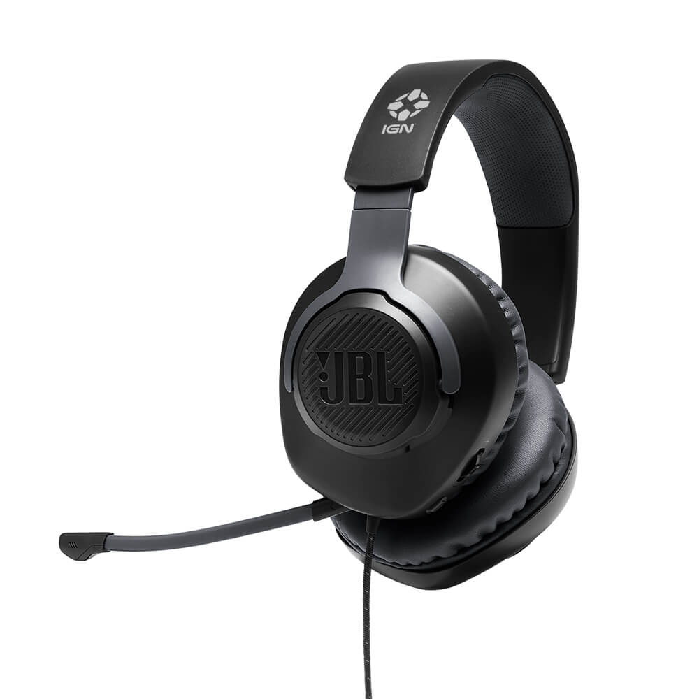 JBL Quantum Custom Gaming Headset with Mic, Black