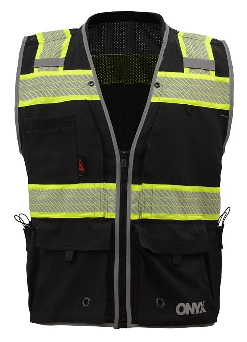 GSS Onyx Class 2 Surveyors Safety Vest 1513 Black