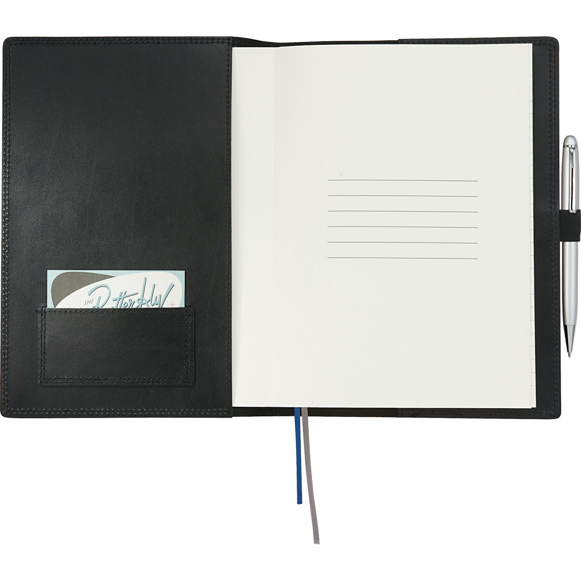 Uptown Refillable Leather JournalBook 2700 Black