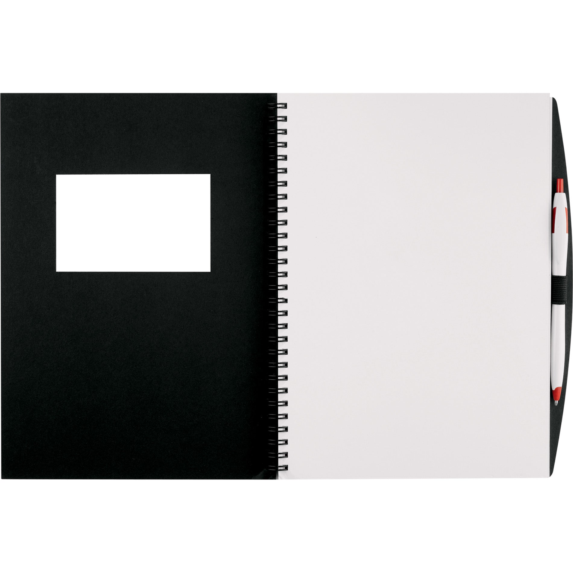 Frame Rectangle Large Hardcover JournalBook 2700 Black