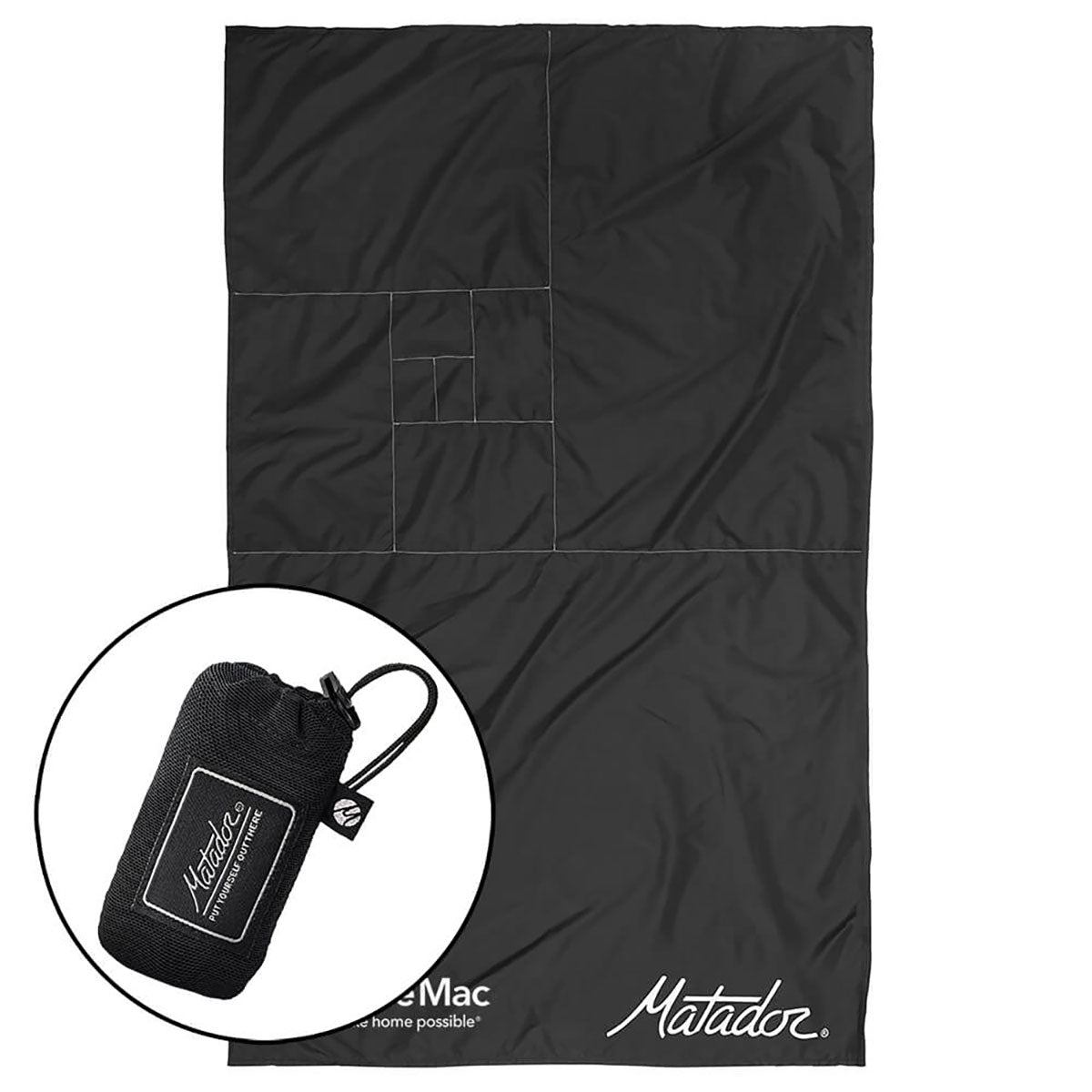 Matador 3.0 Pocket Blankets Mini, Black