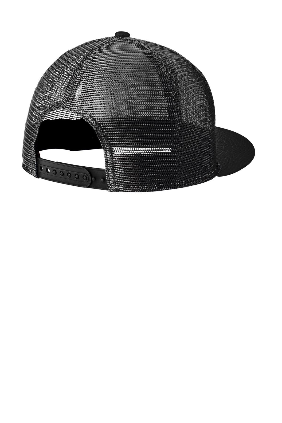 New Era Standard Fit Trucker Caps, Black/ Black