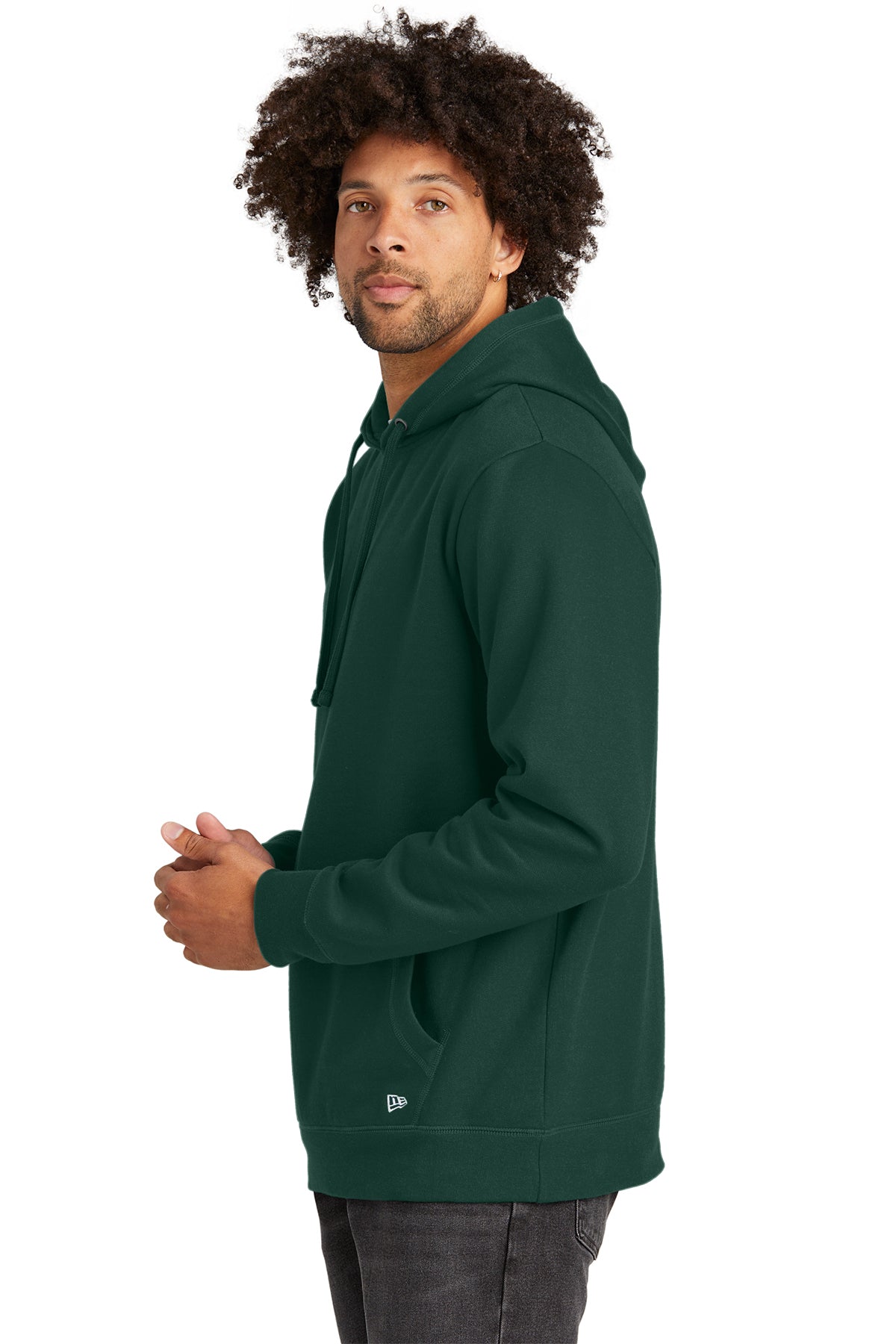 New Era Comeback Fleece Customized Hoodies, Dark Green