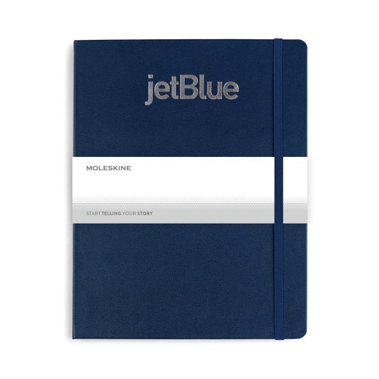 Moleskine Hard Cover Ruled X Large Notebook Navy Blue