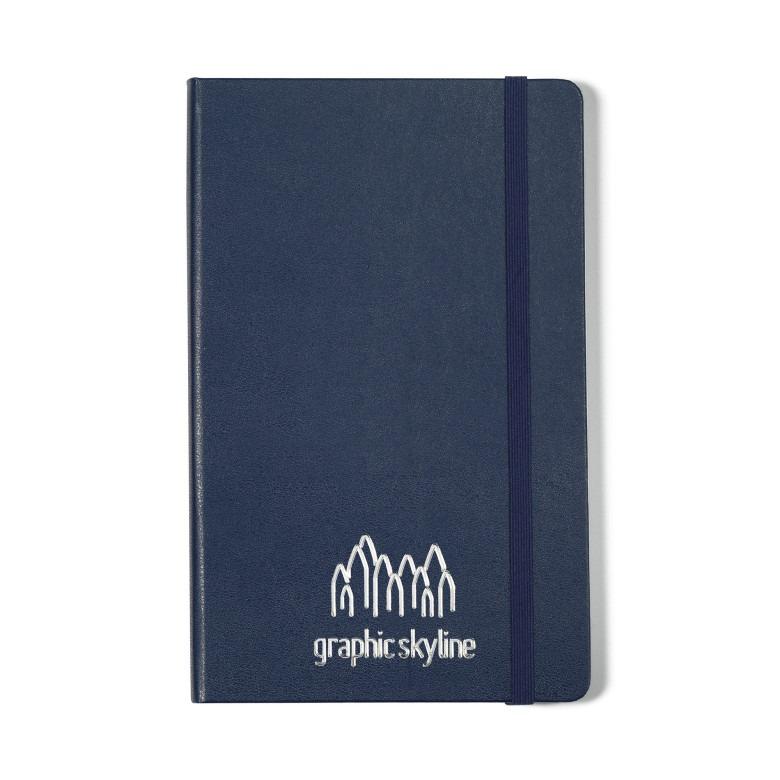 Moleskine Large Notebook And Go Pen Gift Set Navy Blue