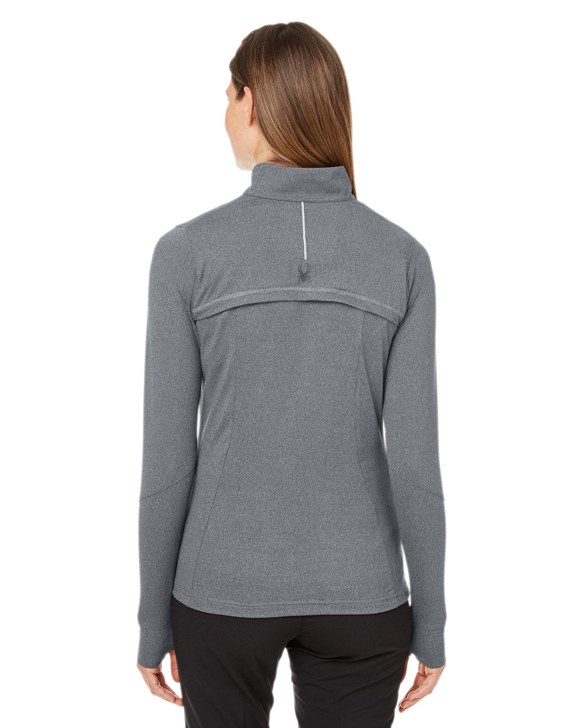 Custom Spyder Ladies' Spyre Quarter-Zips, Polar Frost