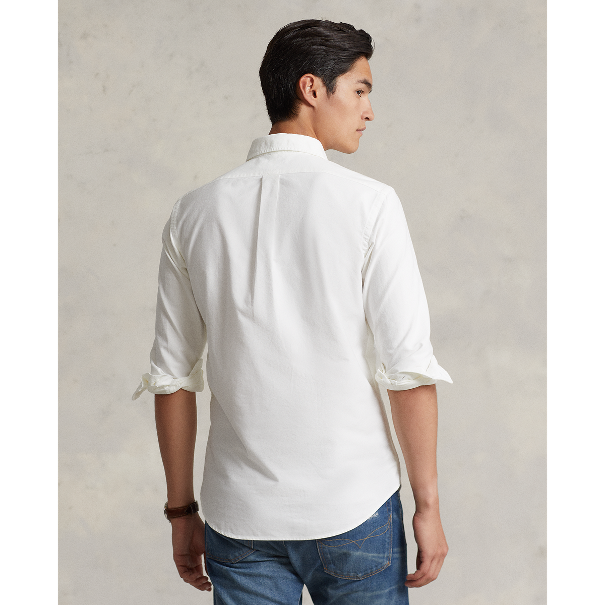 Ralph Lauren Oxford Sport Shirt - Classic Fit  ZSC31A White