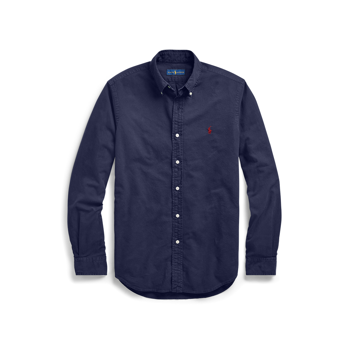 Ralph Lauren Garment Dyed Oxford Sport Shirt - Classic Fit  ZSC32A Navy