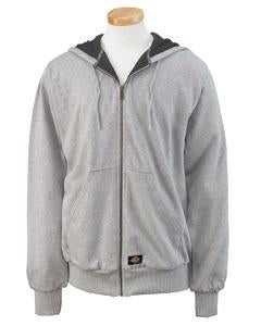 Dickies 470 Gram Thermal-Lined Fleece Hooded Jacket TW382 Ash Gray