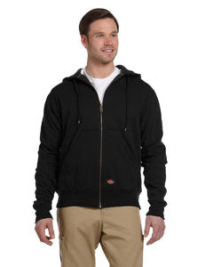 Dickies 470 Gram Thermal-Lined Fleece Hooded Jacket TW382 Black