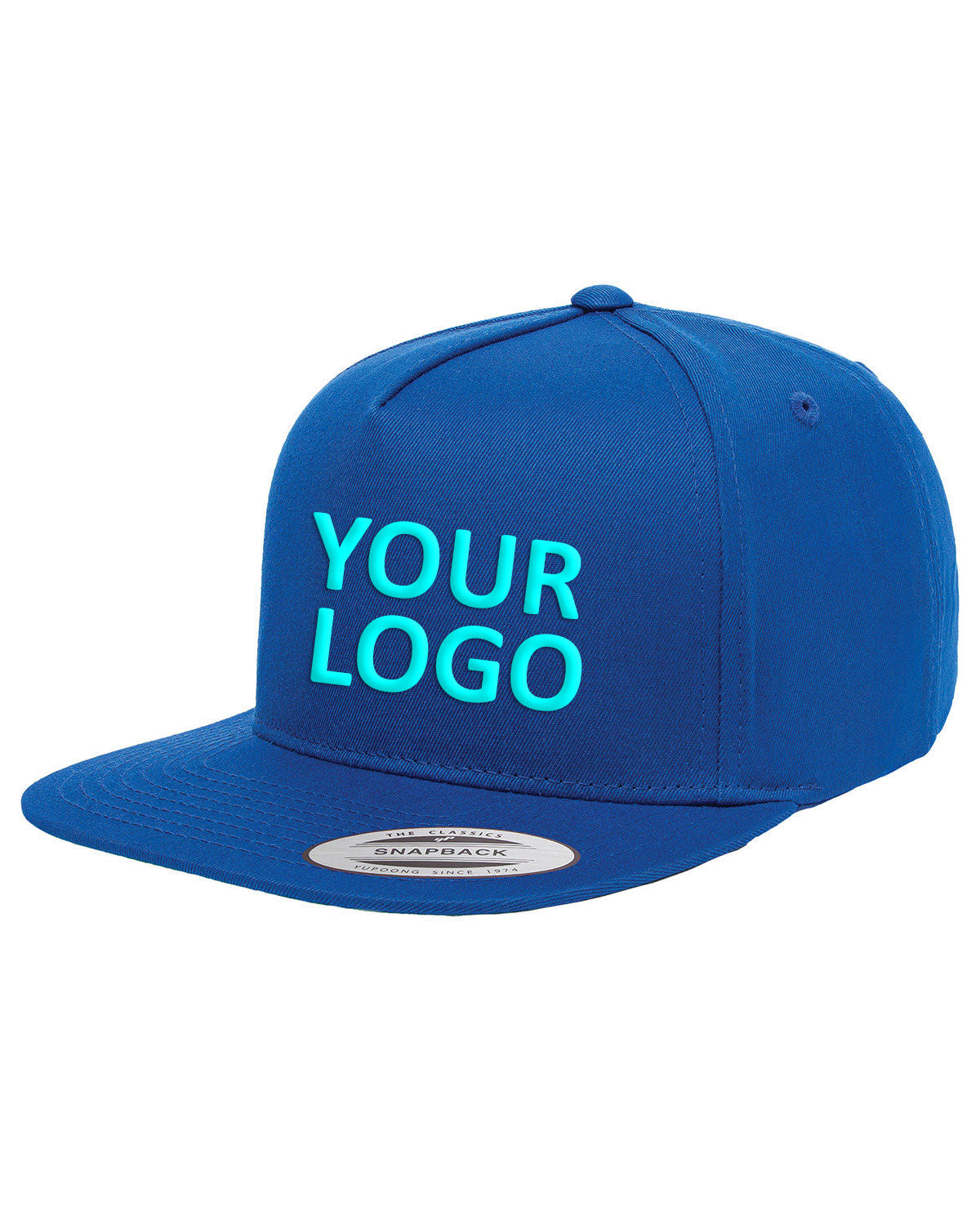 Yupoong Adult 5-Panel Cotton Twill Snapback Cap Y6007 ROYAL