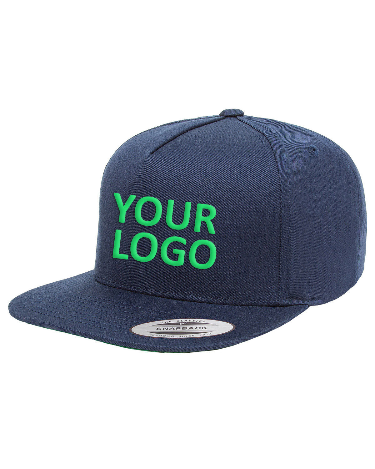 Yupoong Adult 5-Panel Cotton Twill Snapback Cap Y6007 NAVY