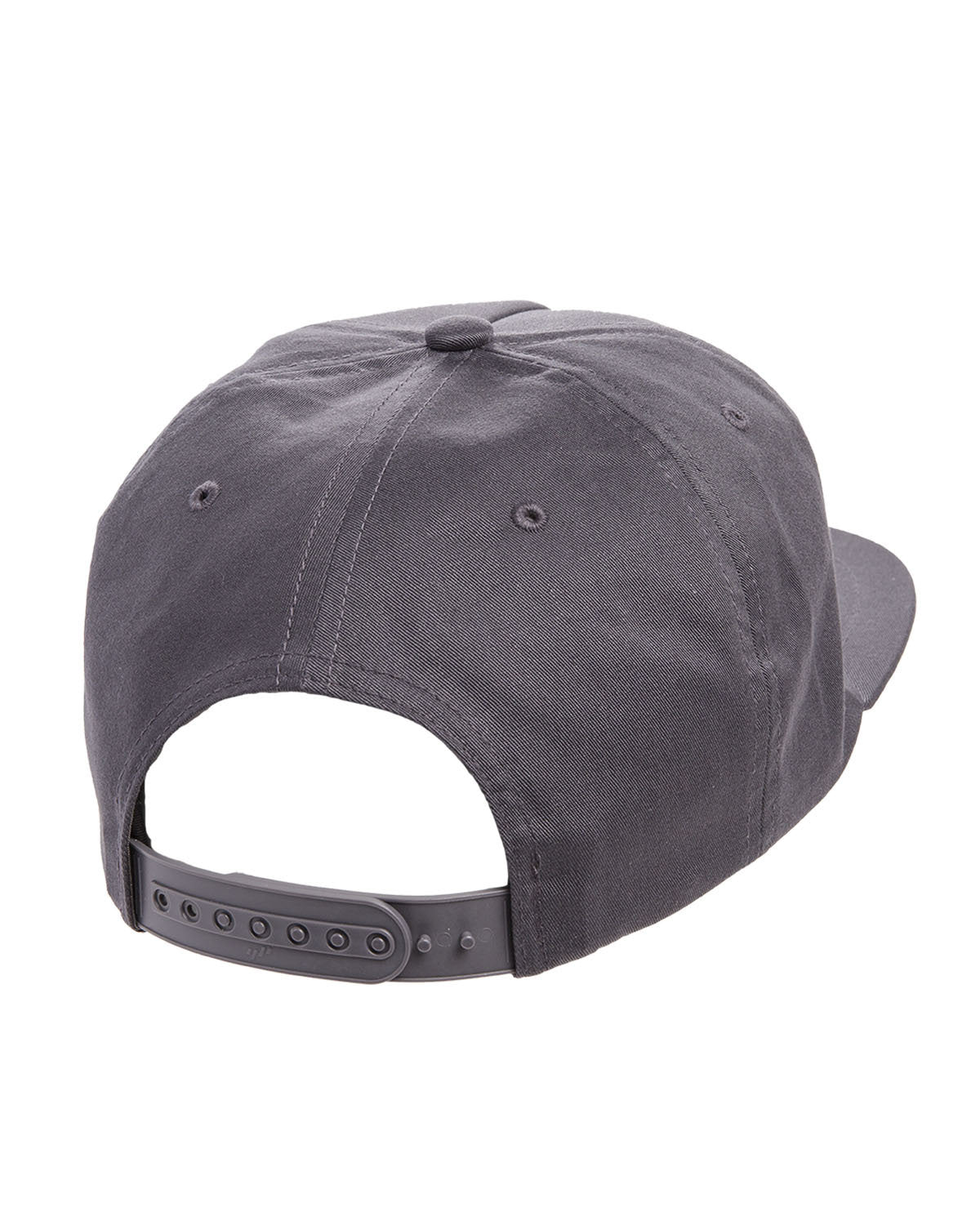 Yupoong Unstructured 5-Panel Custom Snapback Caps, Charcoal
