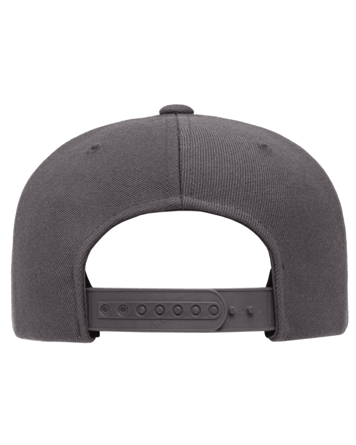 Yupoong 5-Panel Structured FlAthletic Visor Classic Customized Snapback Caps, Dark Grey